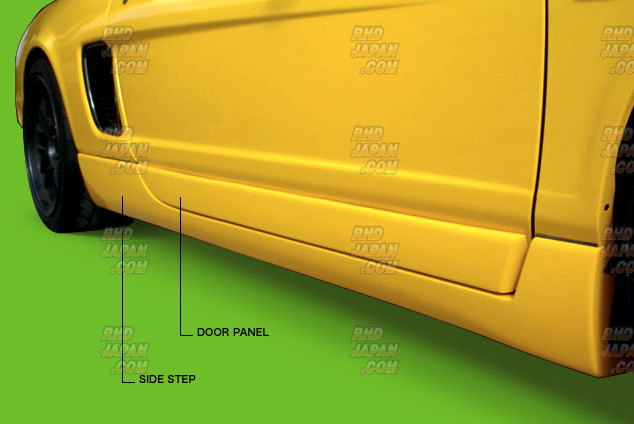 GT-NET ZAZ Route KS Type-R Side Step & Door Panel Set - NSX NA1